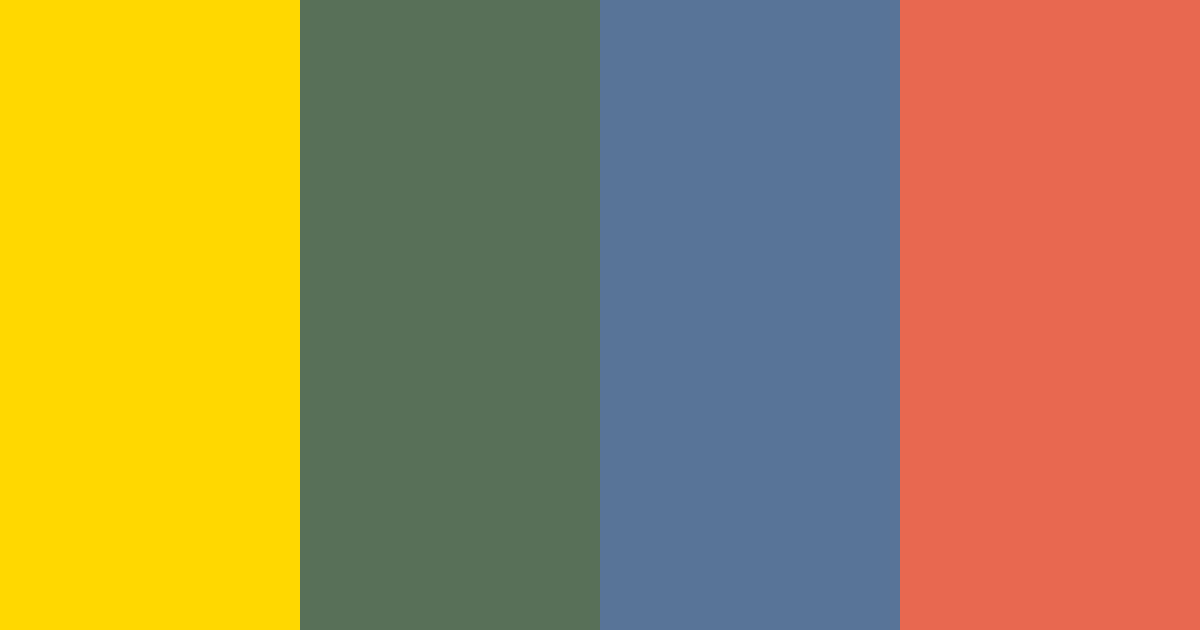 Download sunny meadow color palette PNG image (landscape)