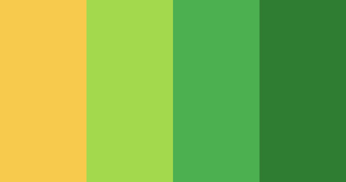 Download orange greenery color palette PNG image (landscape)