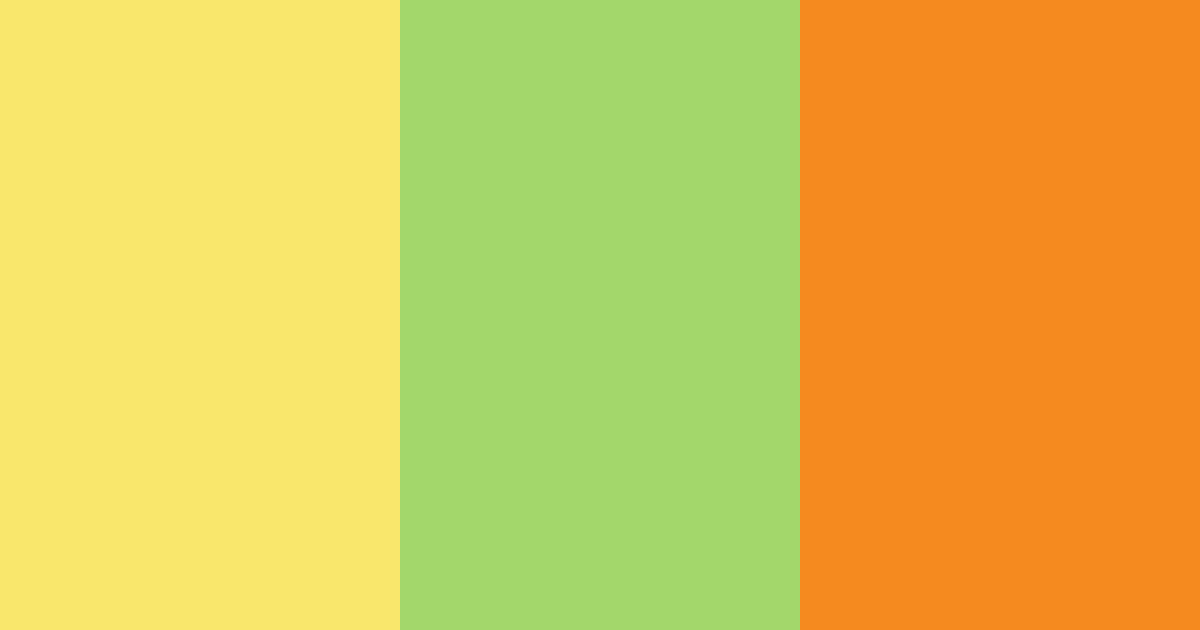 Download sunny citrus color palette PNG image (landscape)