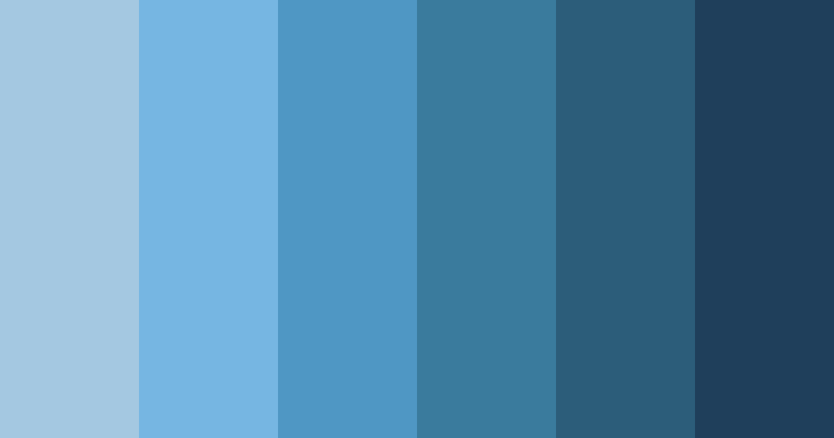 Download shades of blue office color palette PNG image (landscape)