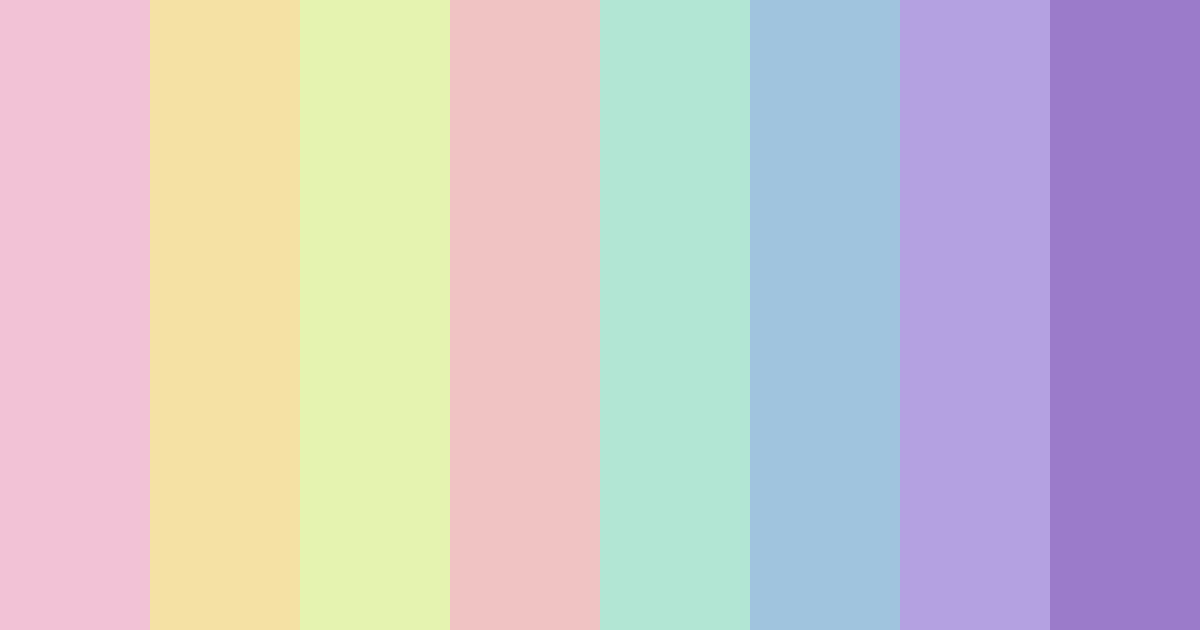 Download whimsical whisper color palette PNG image (landscape)