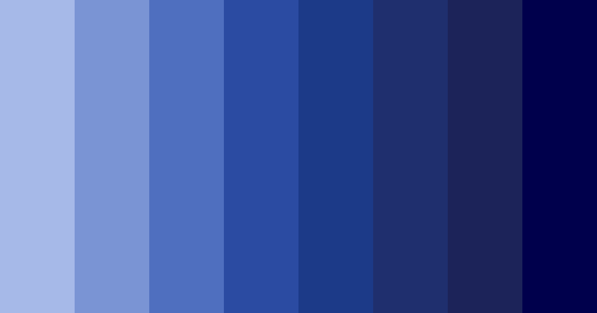 Download blue depths color palette PNG image (landscape)