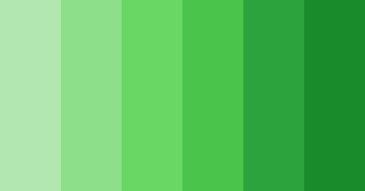 Download verdant whispers color palette PNG image (landscape)