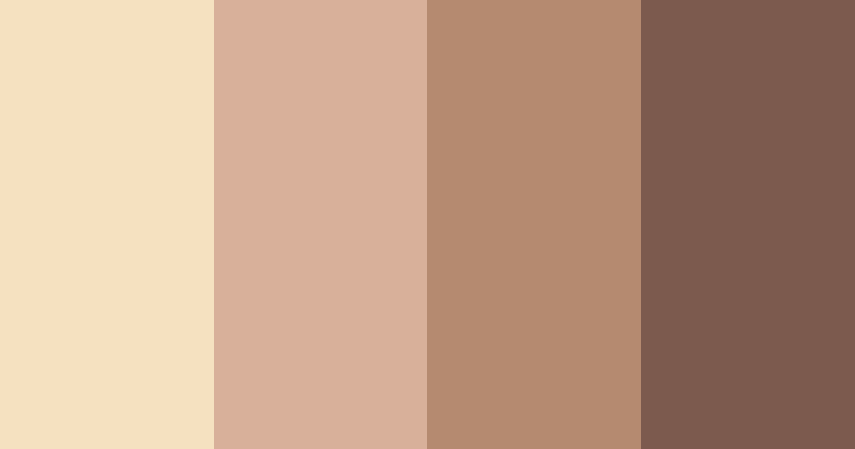 Download muted beige color palette PNG image (landscape)