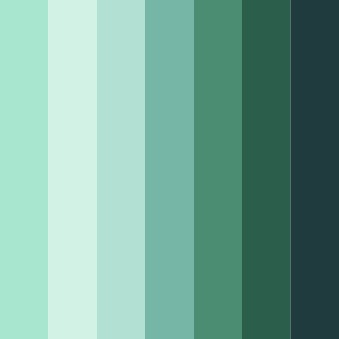 Download emerald canopy color palette PNG image (square)