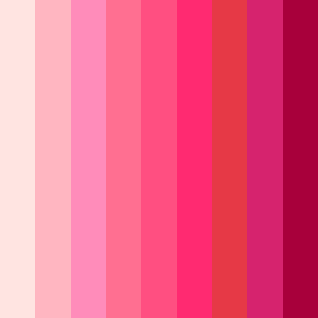 Download blush blossom symphony color palette PNG image (square)