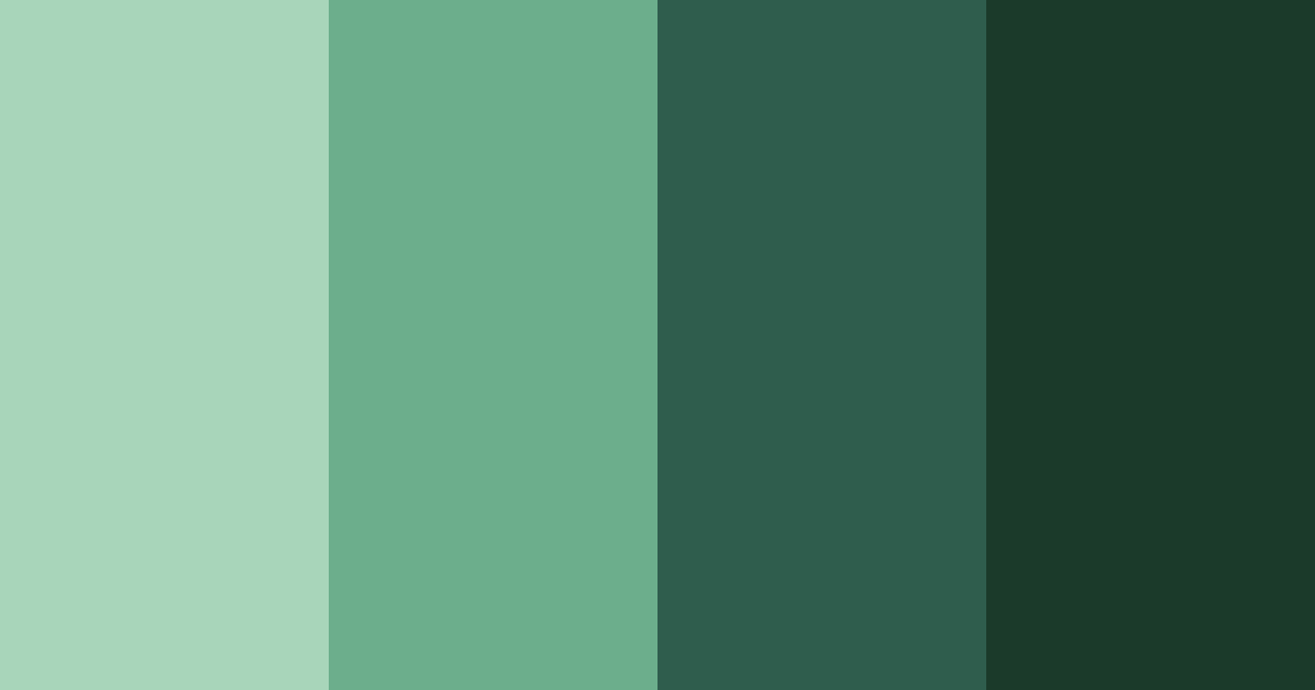 Download dark green forest color palette PNG image (landscape)