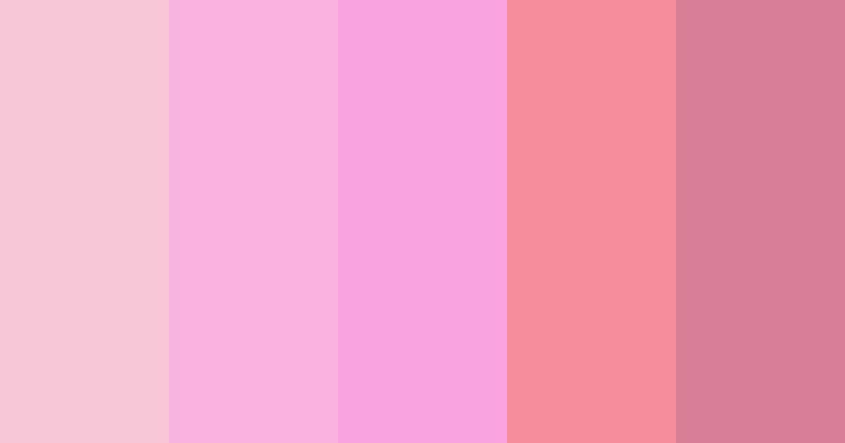 Download cotton candy dreams color palette PNG image (landscape)