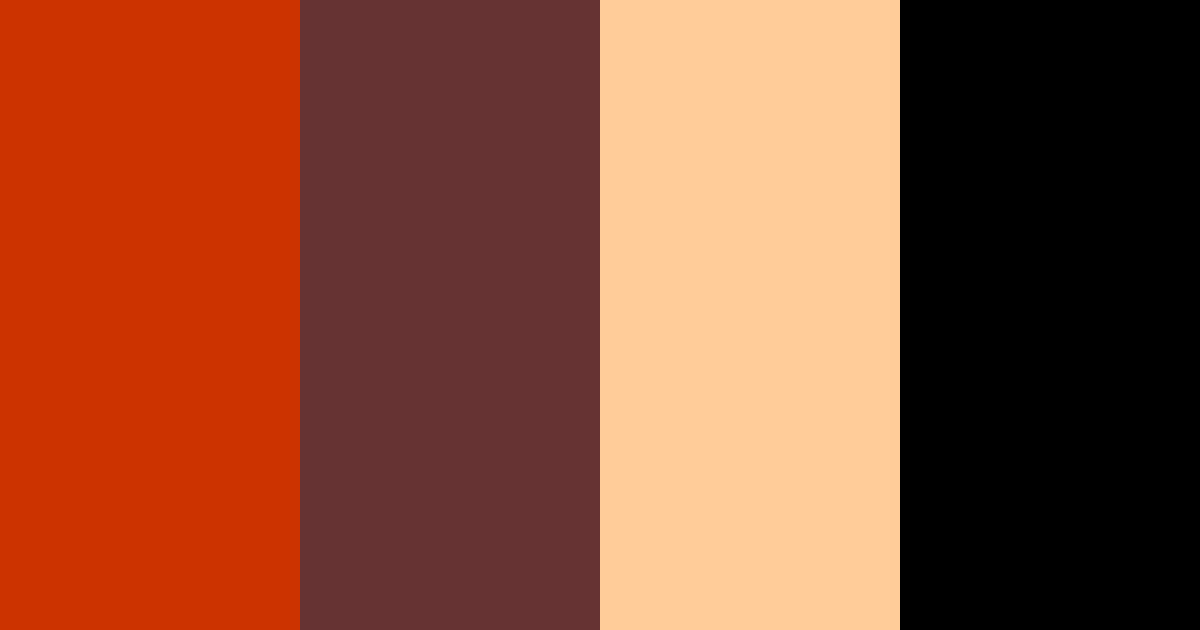 Download terracotta sunset color palette PNG image (landscape)