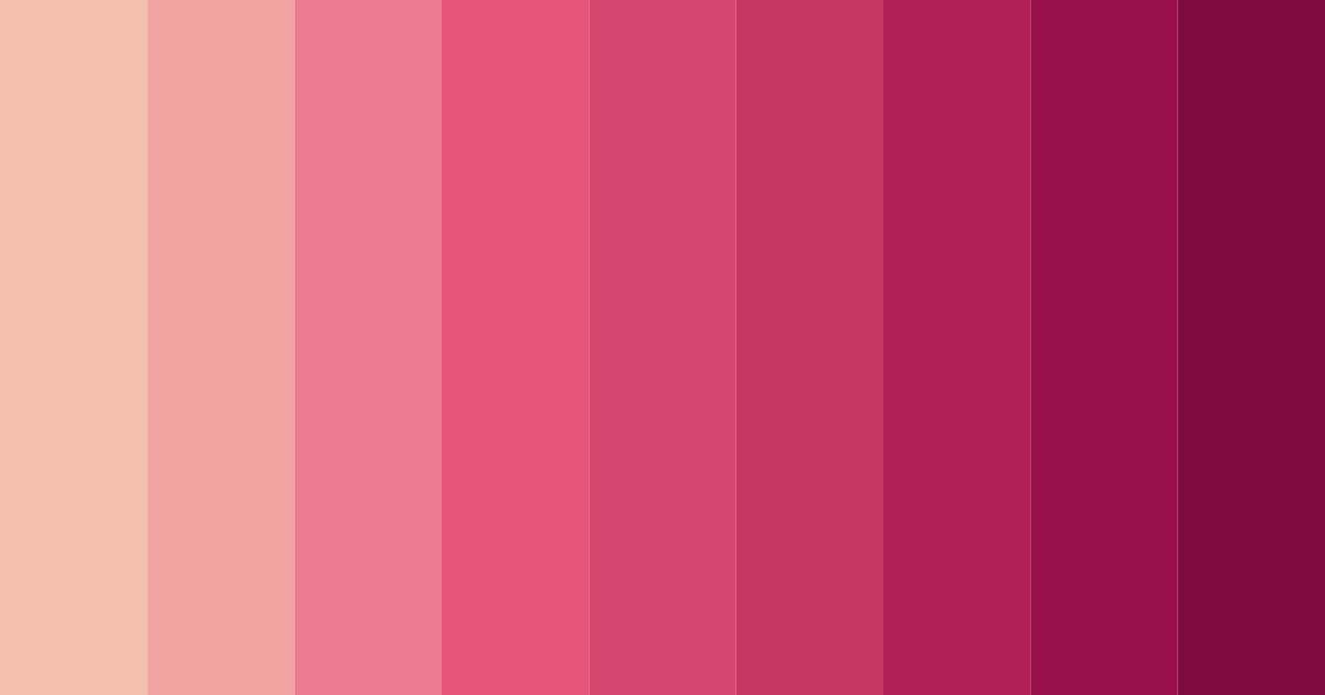 Download blushing petals & pinks color palette PNG image (landscape)