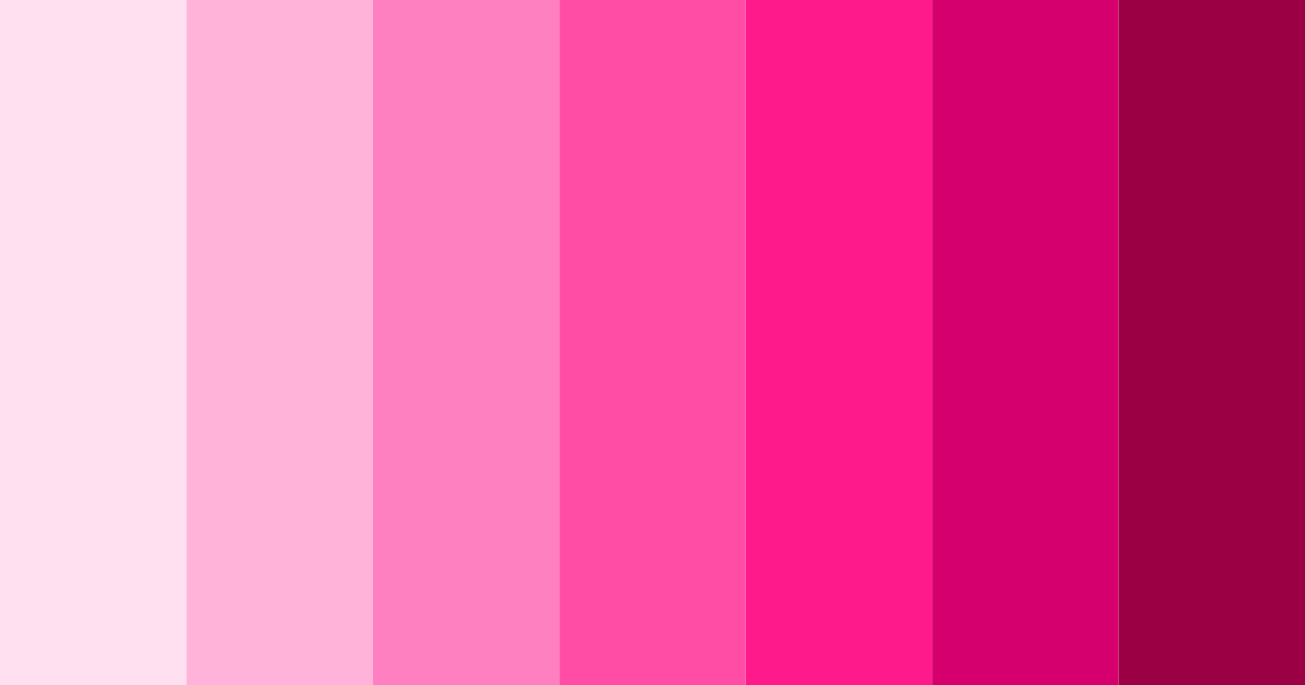 Download bubblegum bliss color palette PNG image (landscape)