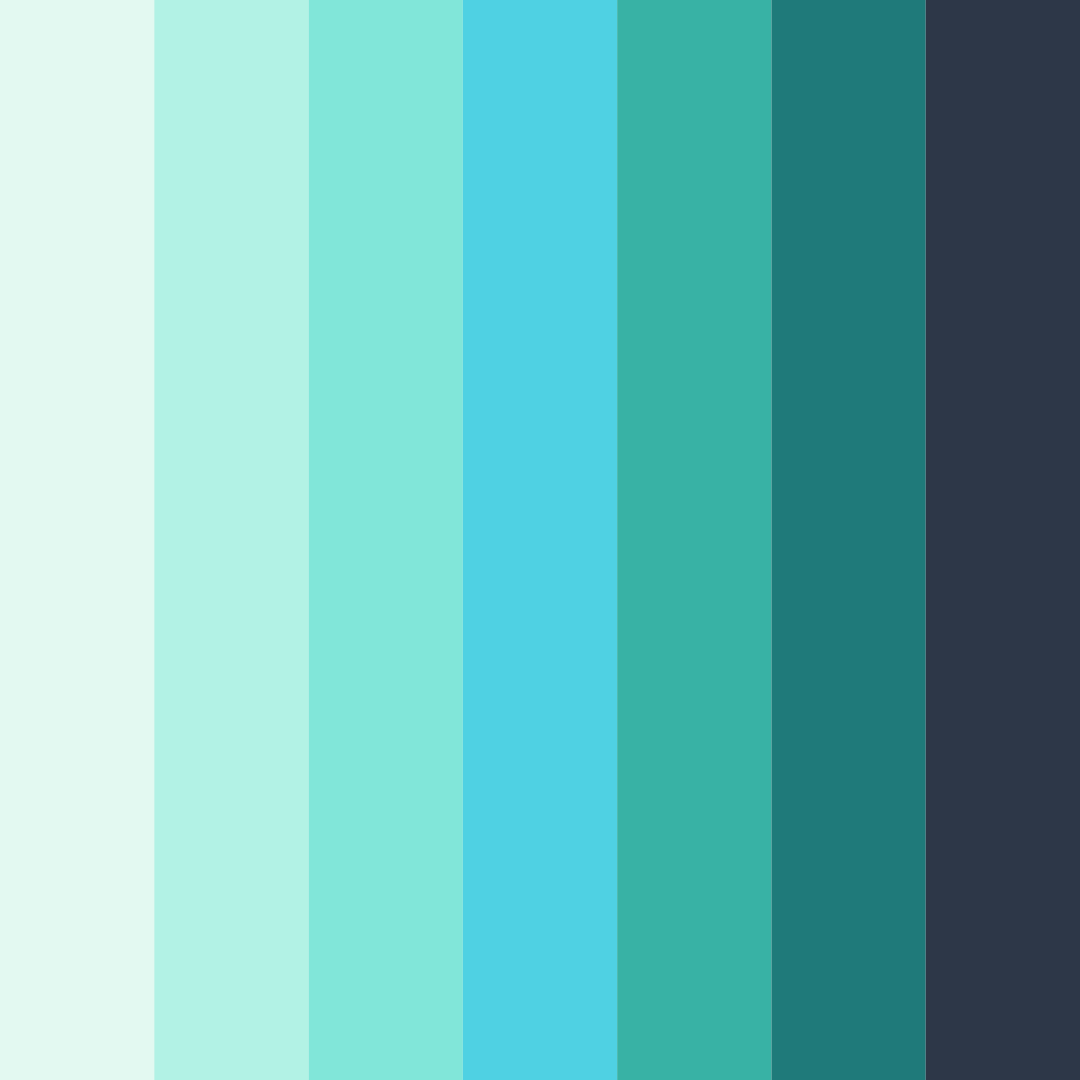 Download spring oasis color palette PNG image (square)