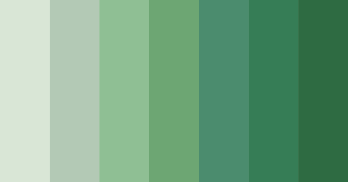 Download matcha green serenity color palette PNG image (landscape)