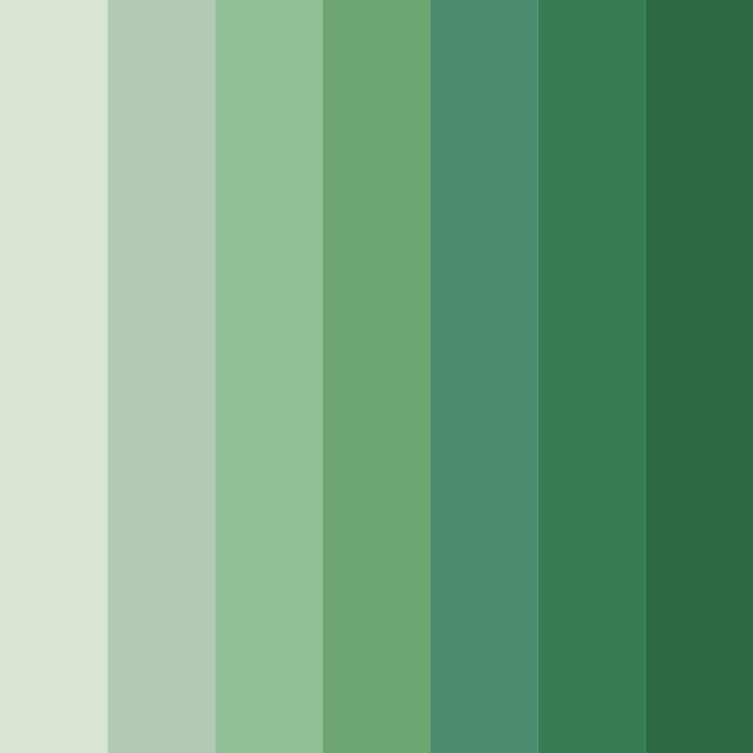 Download matcha green serenity color palette PNG image (square)