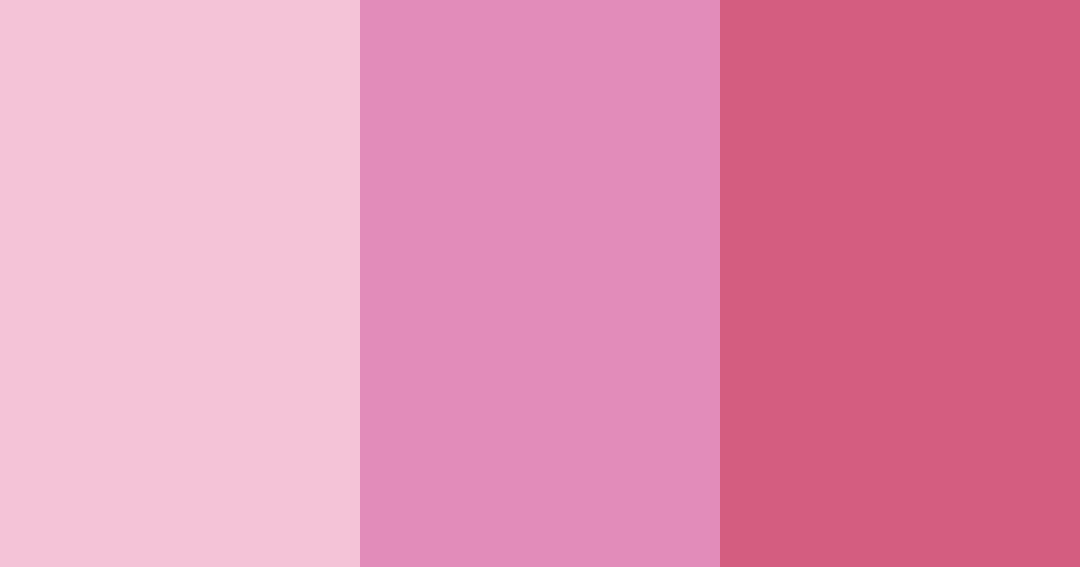 Download pink sakura color palette PNG image (landscape)
