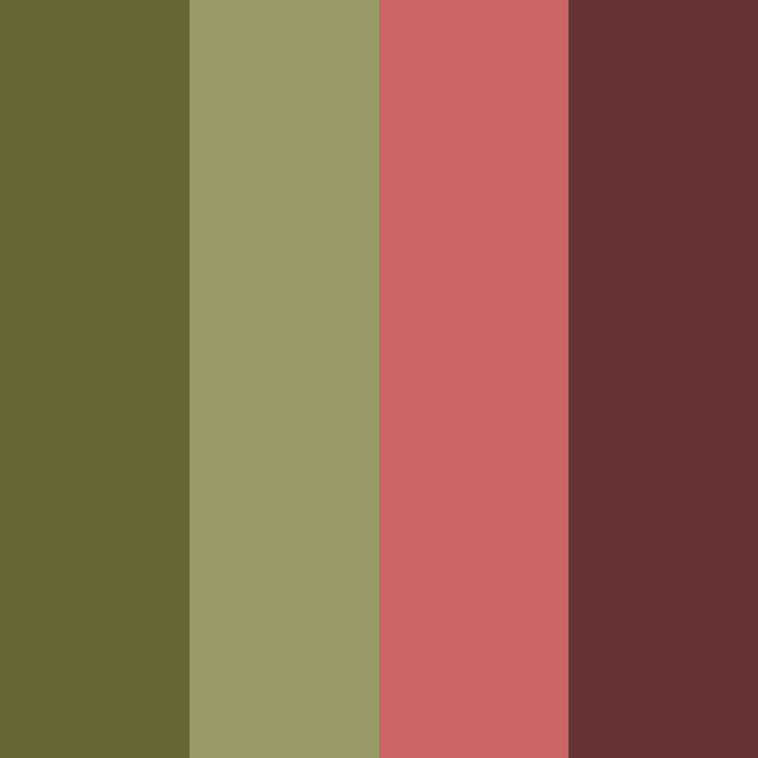 Download autumn leaves color palette PNG image (square)