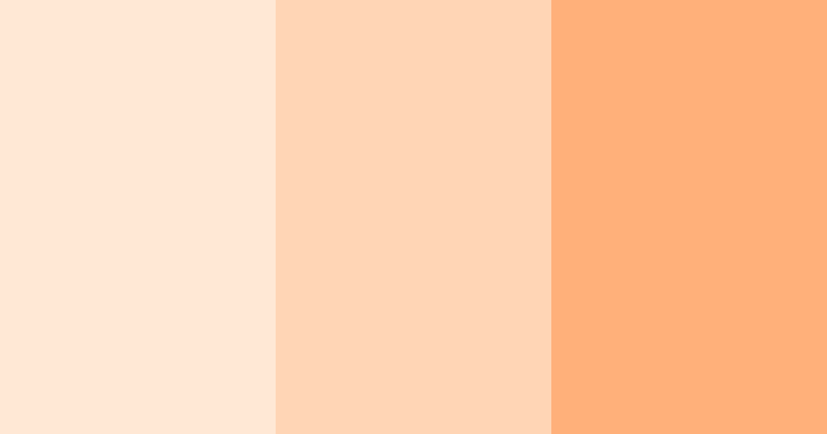 Download light peach color palette PNG image (landscape)