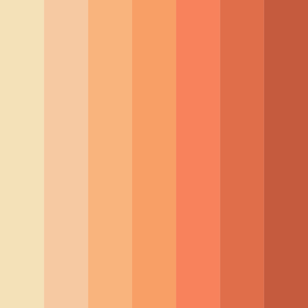 Download warm hotel color palette PNG image (square)