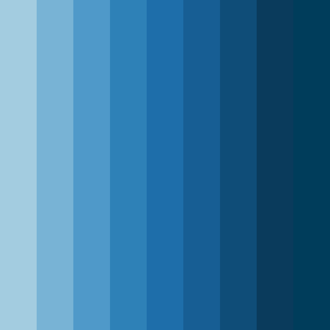 Download oceanic cascade color palette PNG image (square)