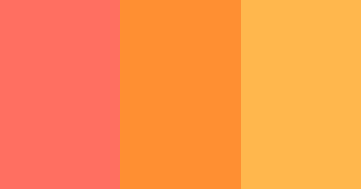 Download vivid orange color palette PNG image (landscape)