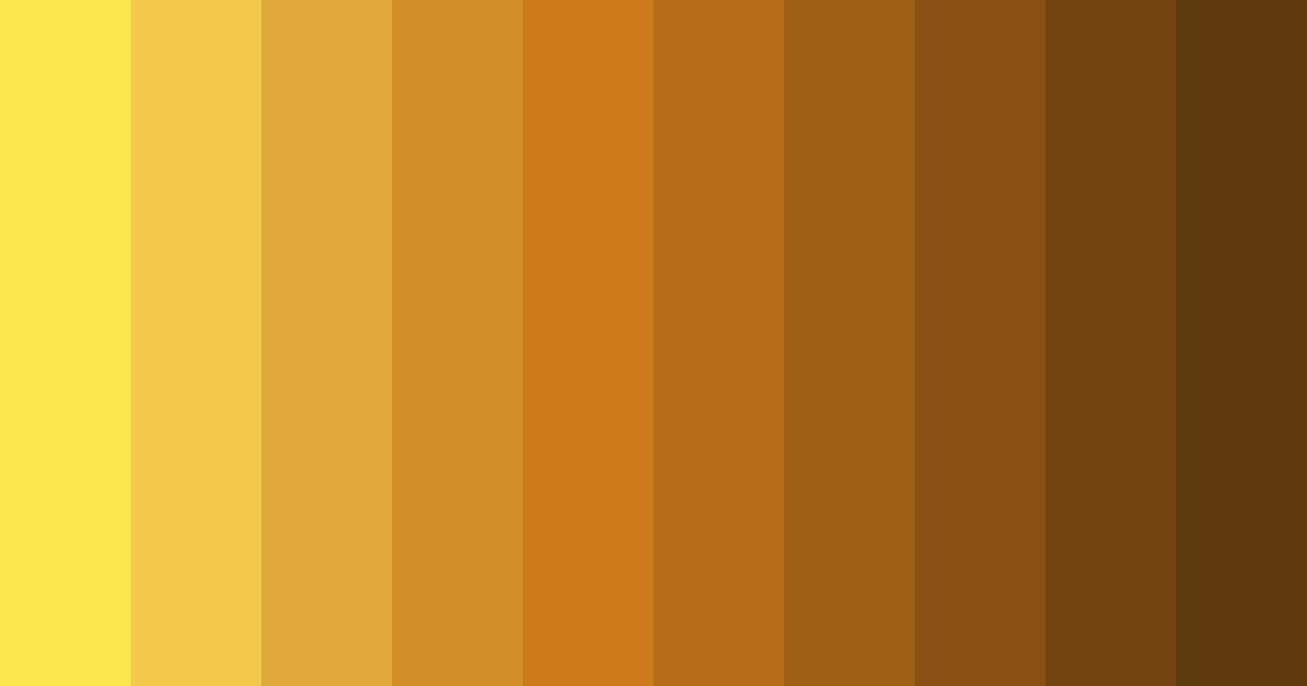 Download golden copper horizon color palette PNG image (landscape)