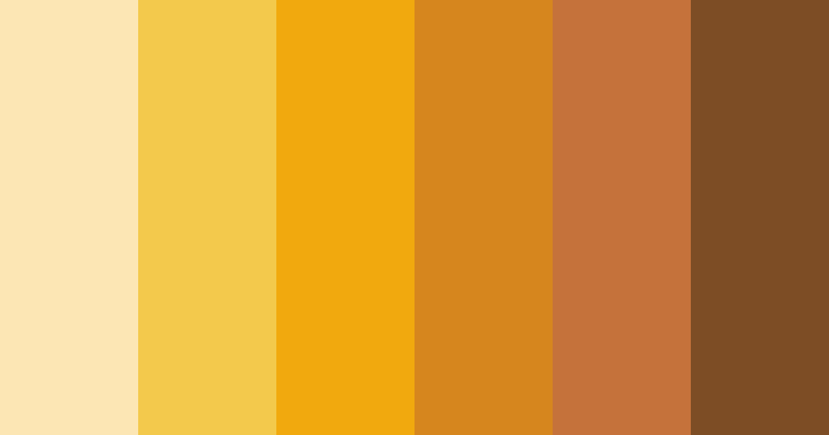 Download golden harvest color palette PNG image (landscape)