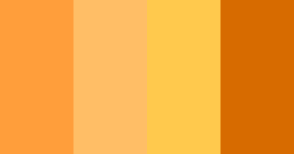 Download sunset amber color palette PNG image (landscape)