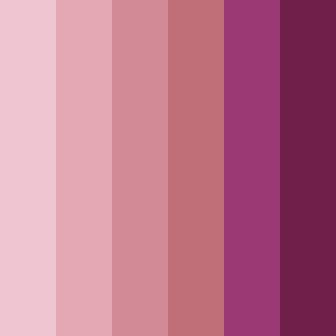 Download shades of pink color palette PNG image (square)