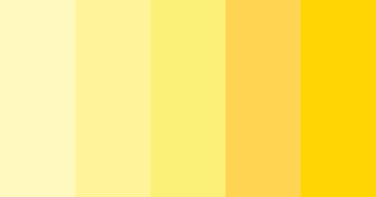 Download bright yellow color palette PNG image (landscape)