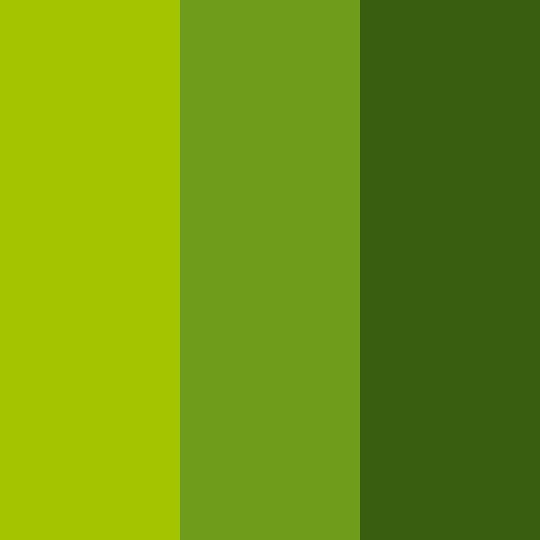 Download shades of green color palette PNG image (square)