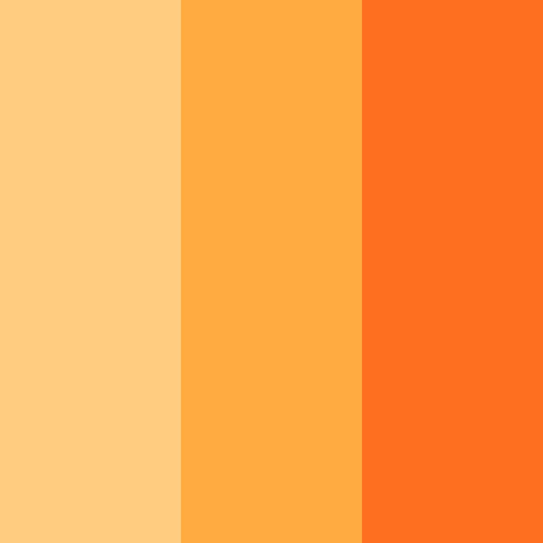 Download citrus sunrise color palette PNG image (square)