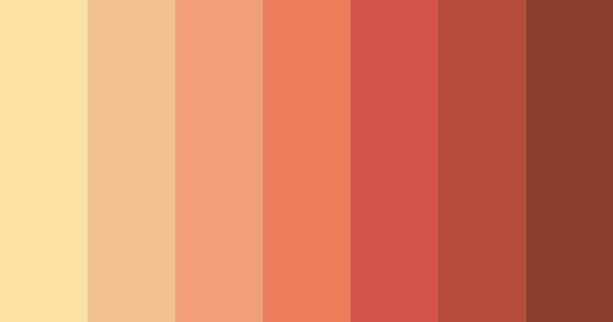 Download warm thursday color palette PNG image (landscape)