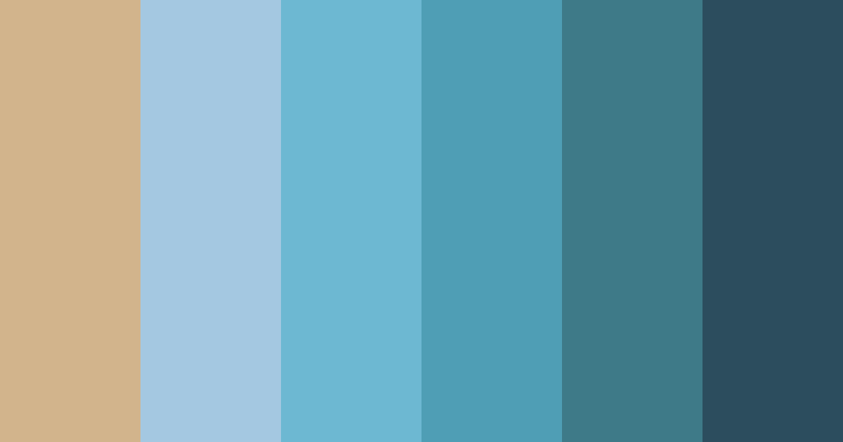 Download tiffany's earthy elegance color palette PNG image (landscape)