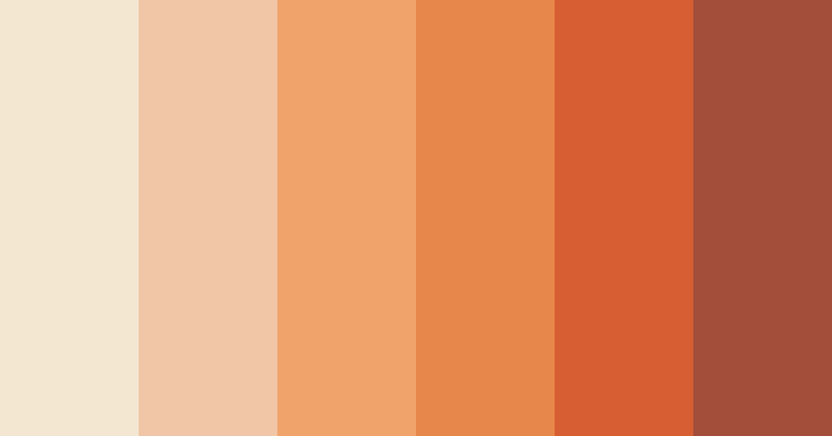 Download autumn ember glow color palette PNG image (landscape)