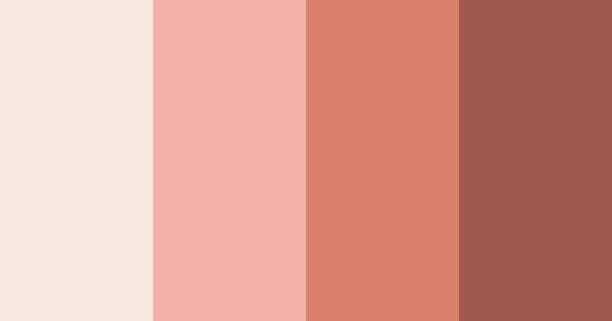 Download blushing autumn ember color palette PNG image (landscape)