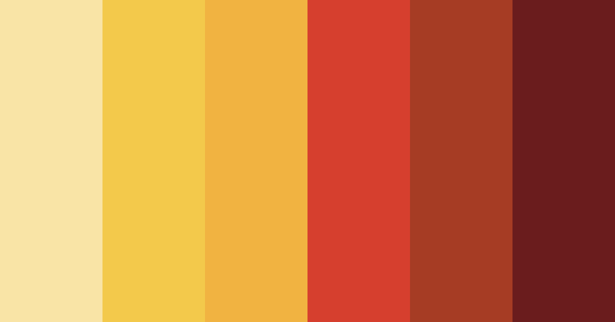 Download warm sunset color palette PNG image (landscape)