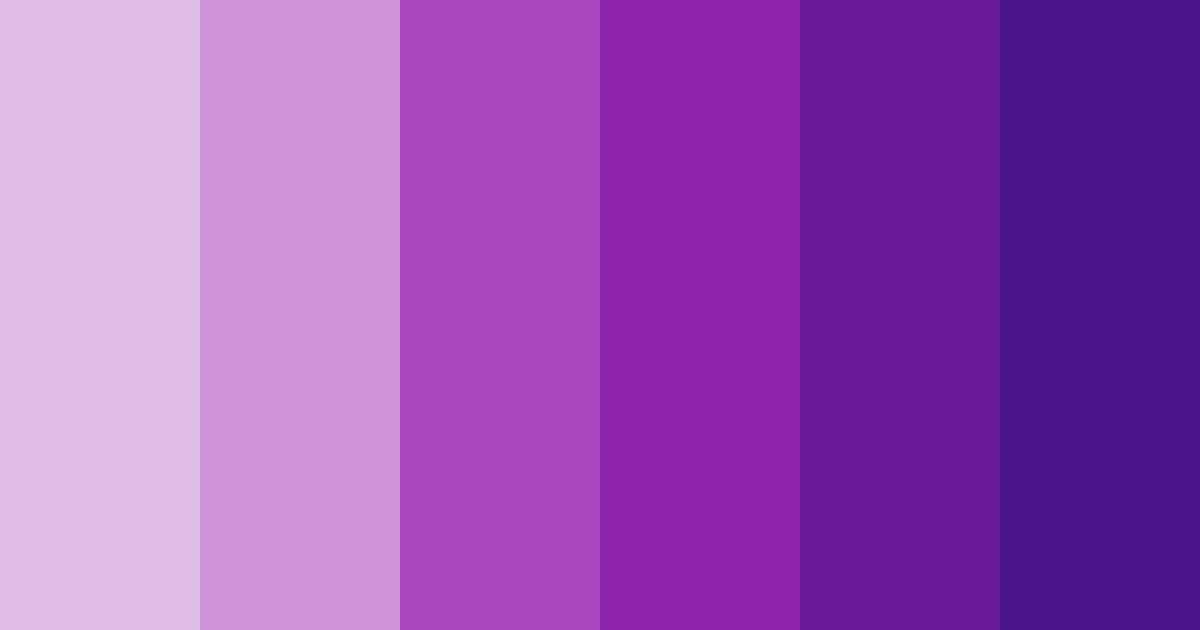 Download violet dream color palette PNG image (landscape)