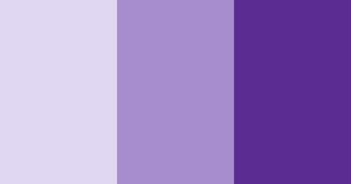 Download violet reverie color palette PNG image (landscape)