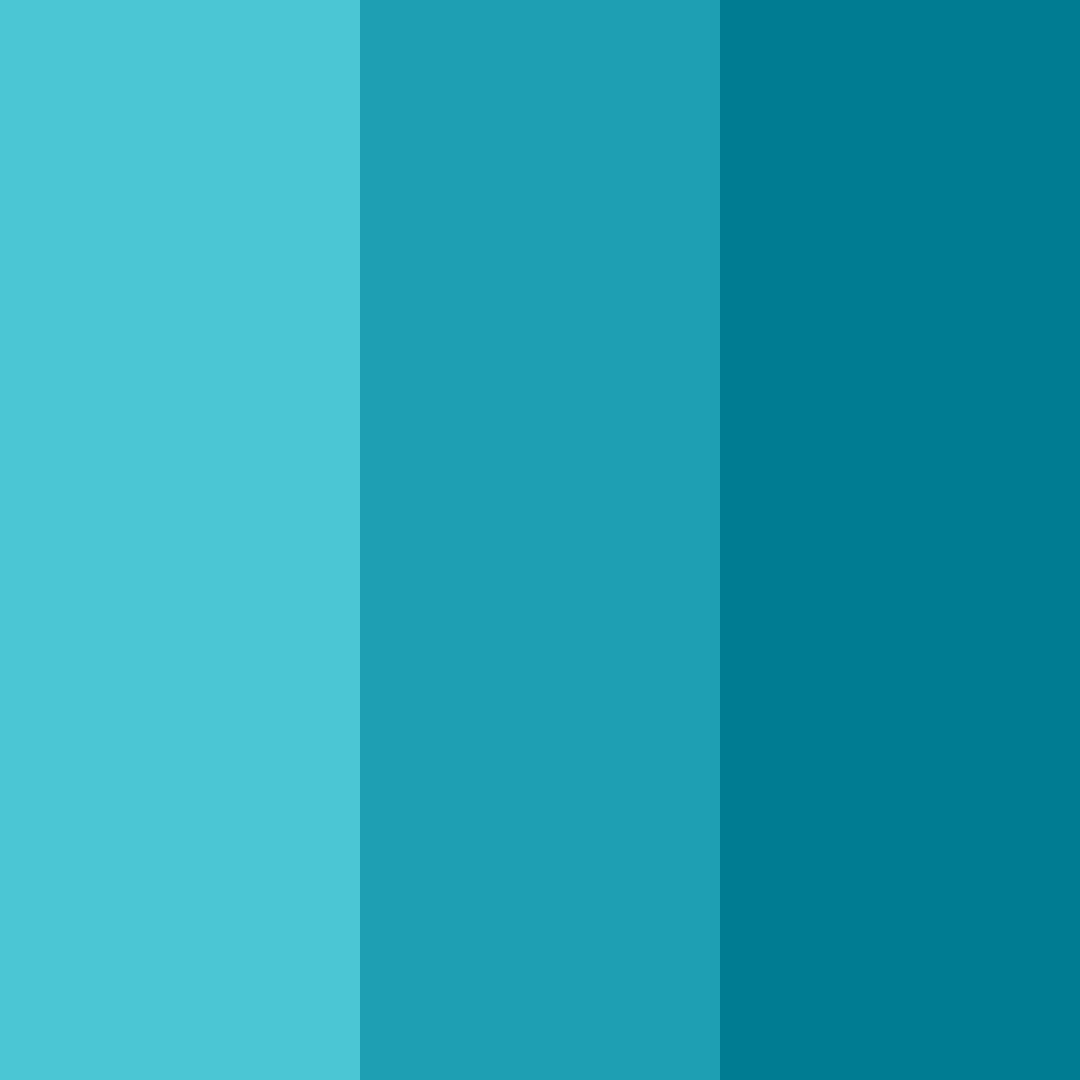 Download aqua serenity color palette PNG image (square)