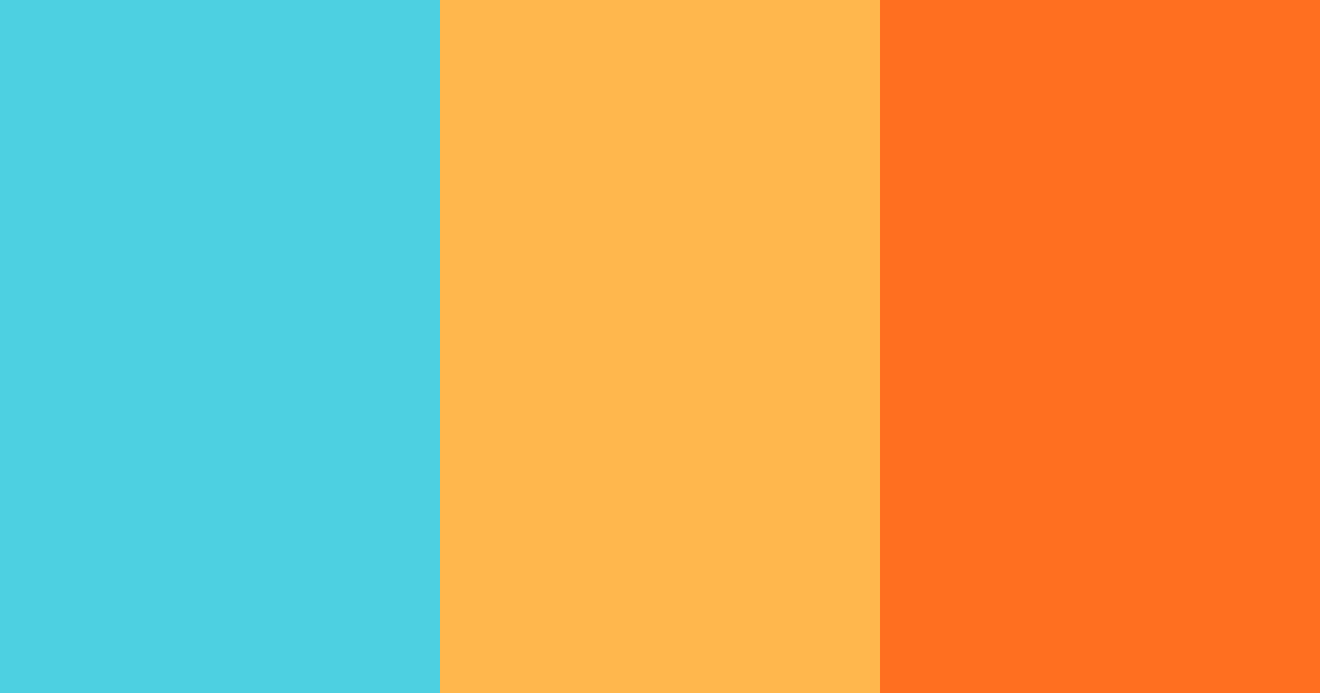 Download turquoise sunset color palette PNG image (landscape)