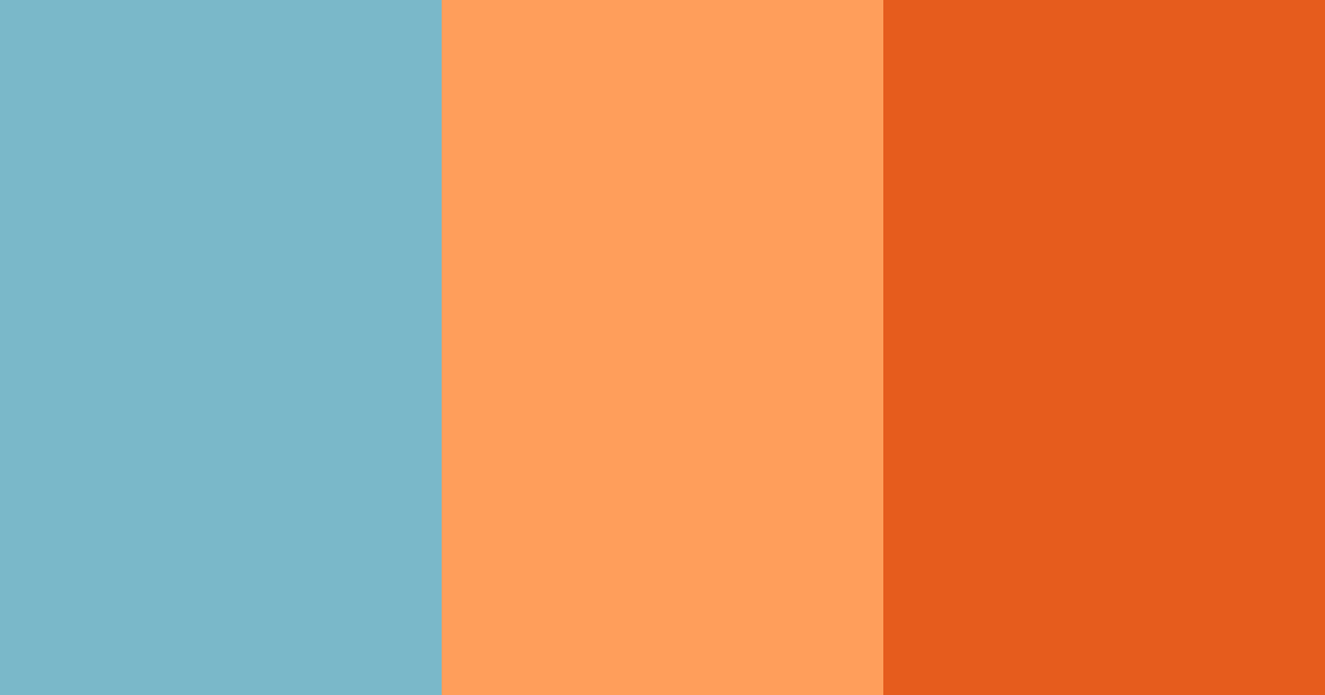 Download tropical sunrise color palette PNG image (landscape)