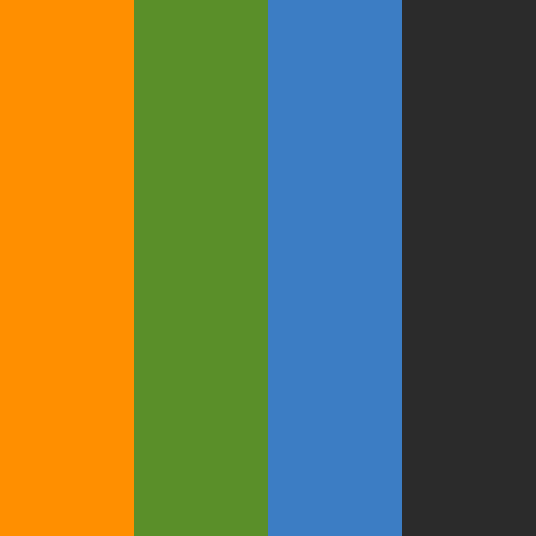 Download sunny citrus color palette PNG image (square)