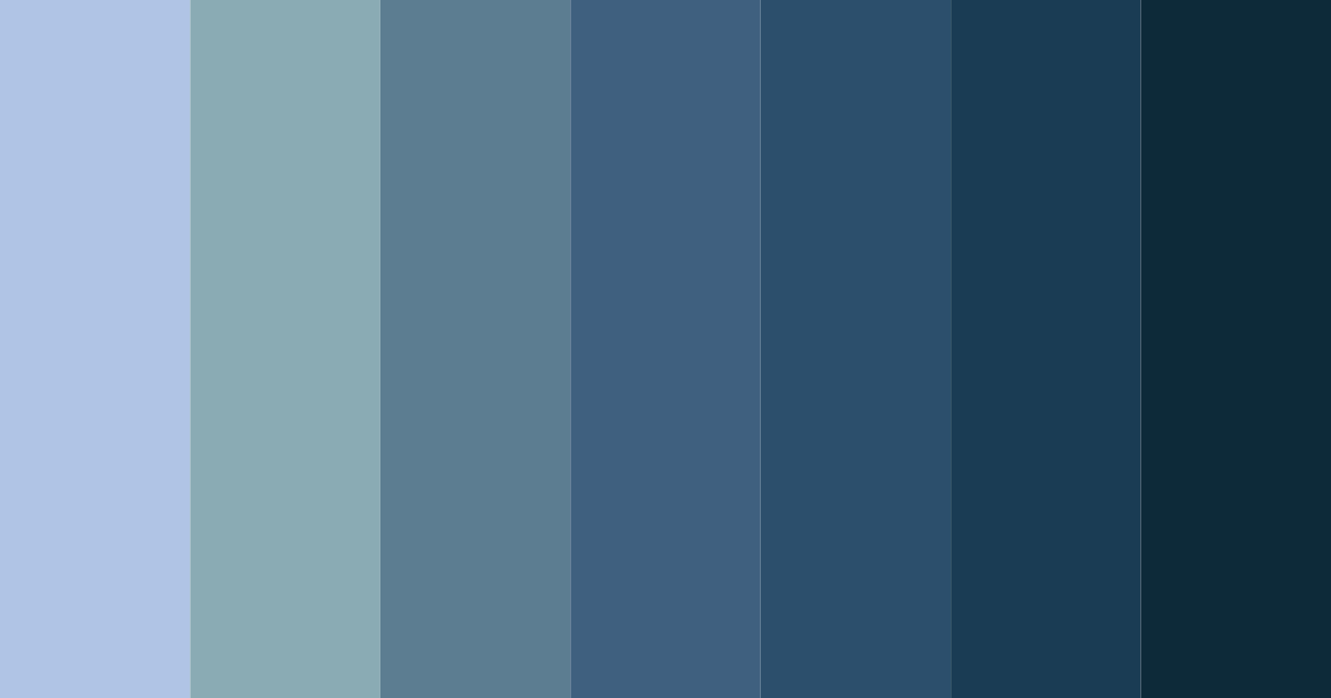 Download dark blue haze color palette PNG image (landscape)