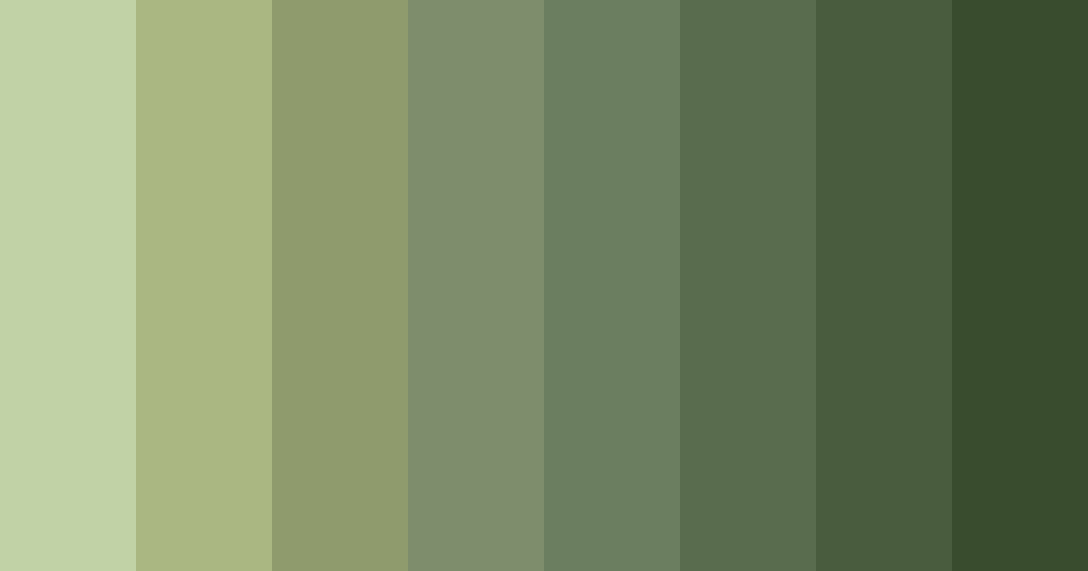 Download mossy meadow color palette PNG image (landscape)
