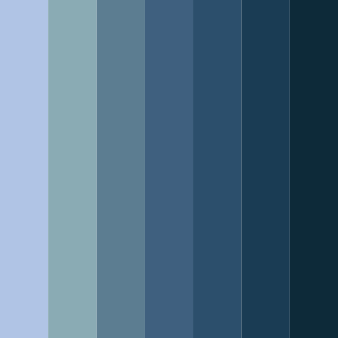 Download dark blue haze color palette PNG image (square)