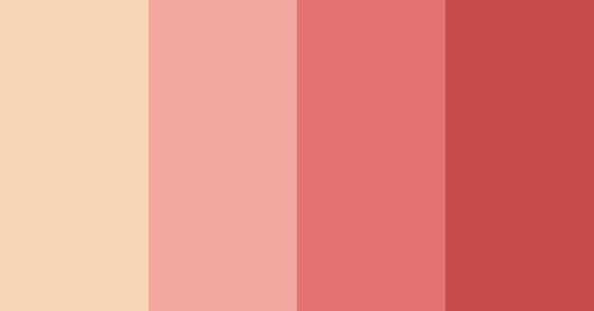 Download peachy pink color palette PNG image (landscape)