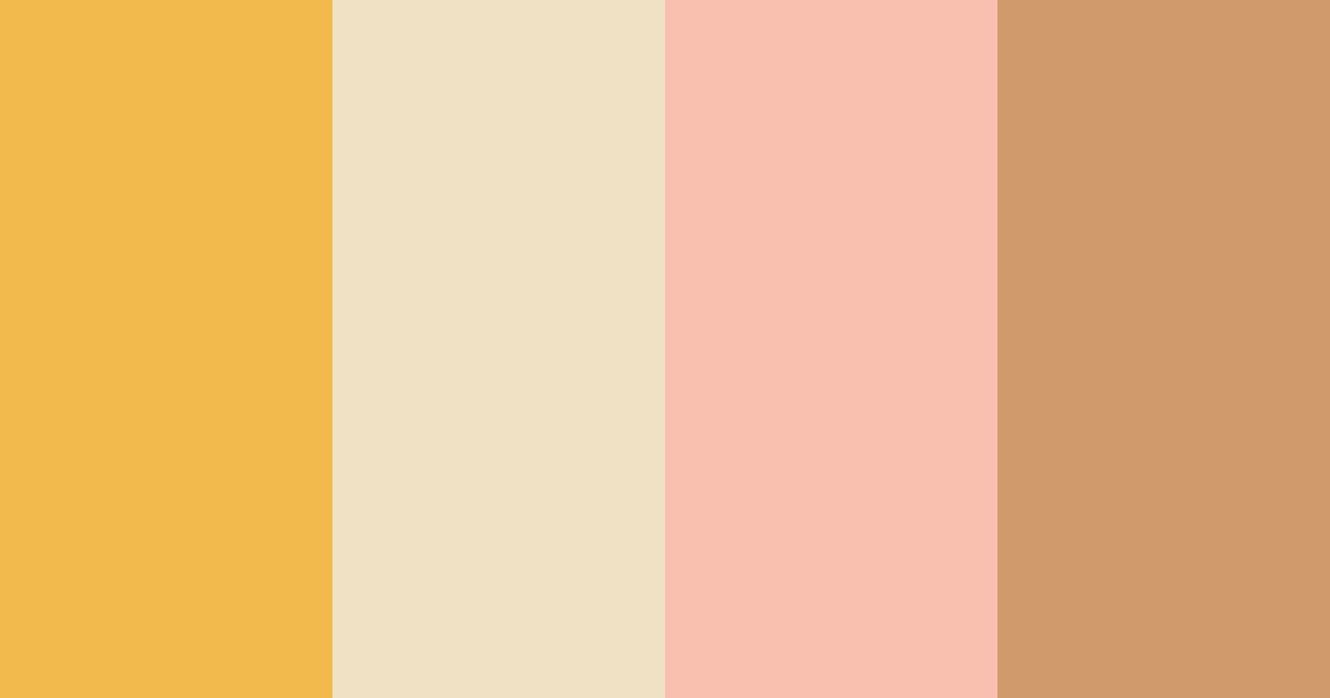 Download sunshine sorbet color palette PNG image (landscape)