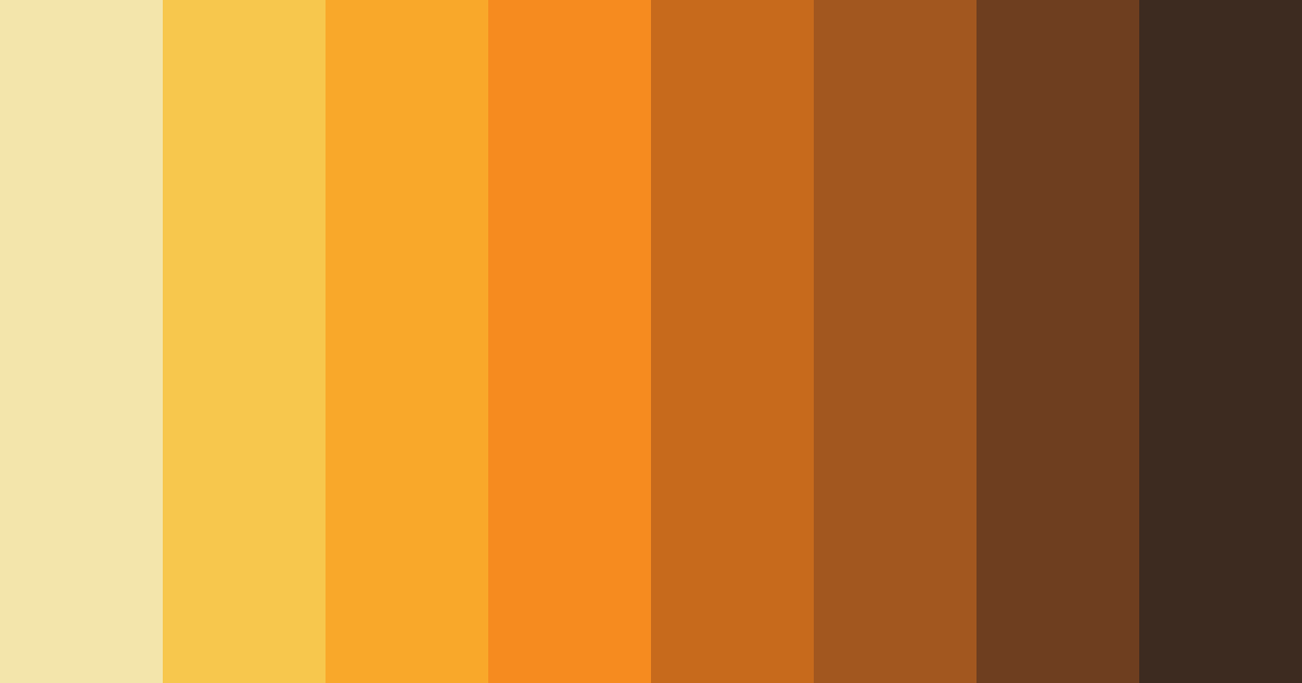 Download autumn harvest color palette PNG image (landscape)