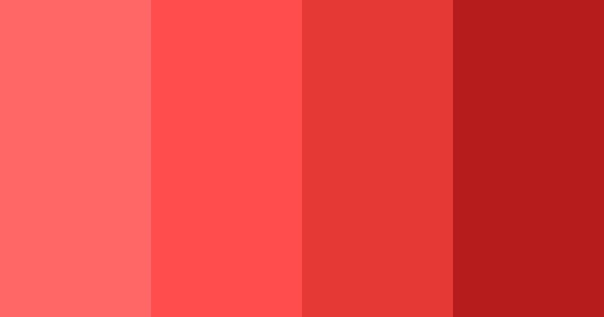 Download red shades color palette PNG image (landscape)