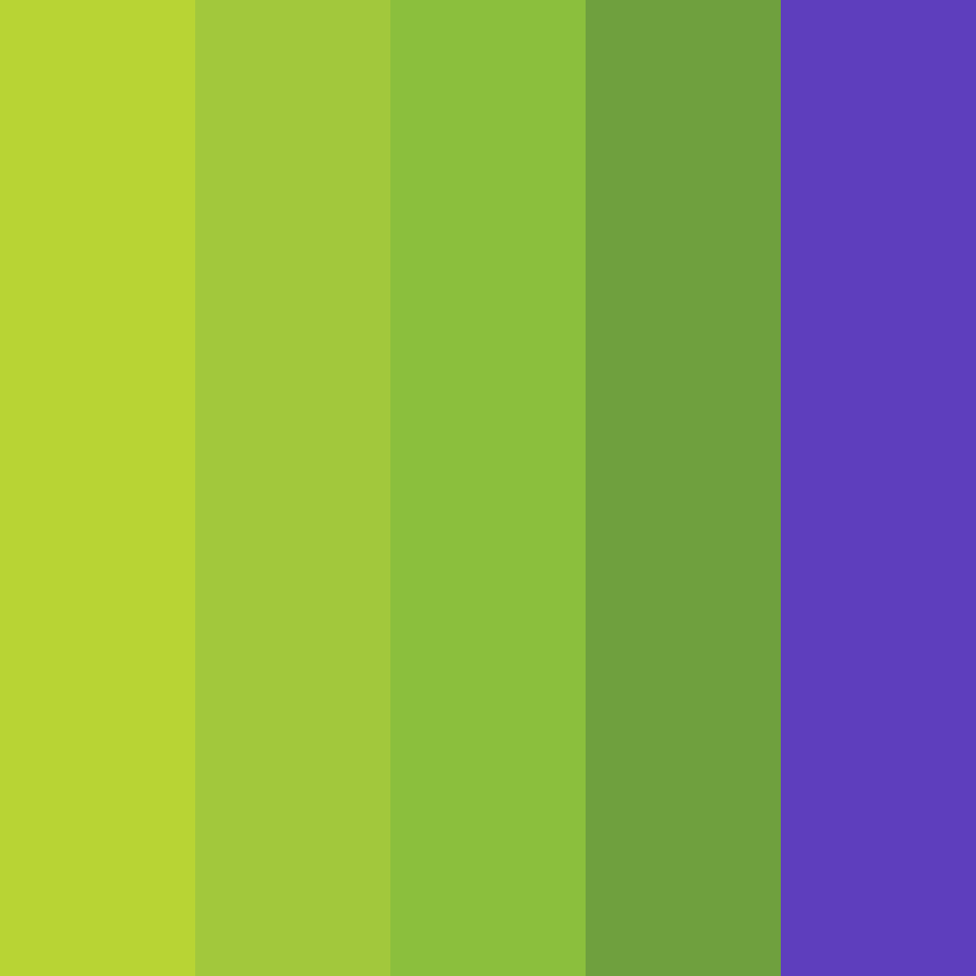 Download enchanted meadow color palette PNG image (square)